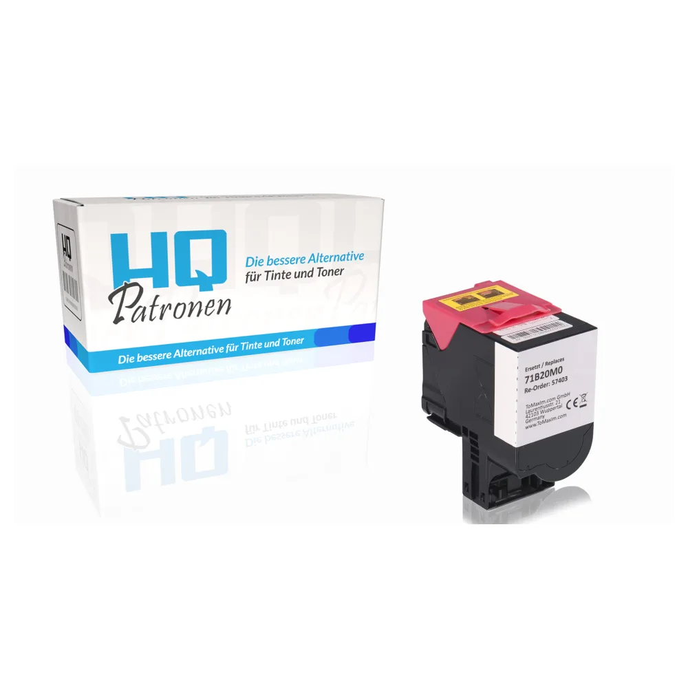 Kompatibel zu Lexmark 71B20M0 Tonerkartusche, magenta