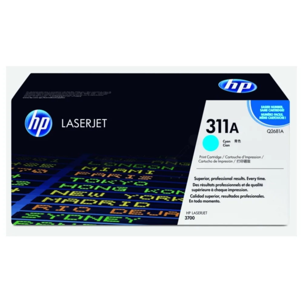 Original HP Q2681A / 311A Toner cyan