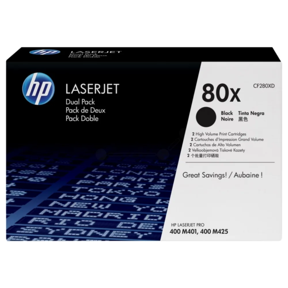 Original HP CF280XD / 80X Toner schwarz