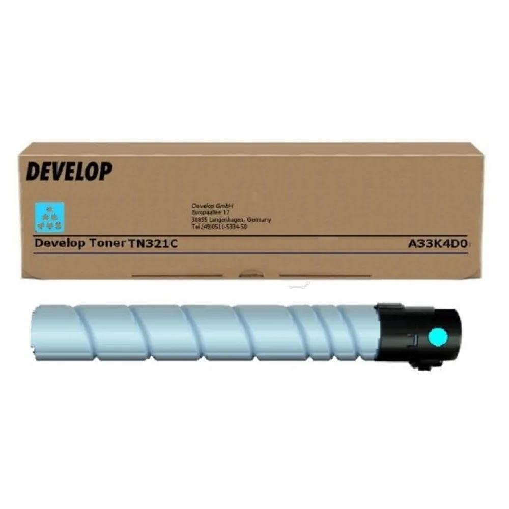 Original Develop A33K4D0 / TN321C Toner cyan