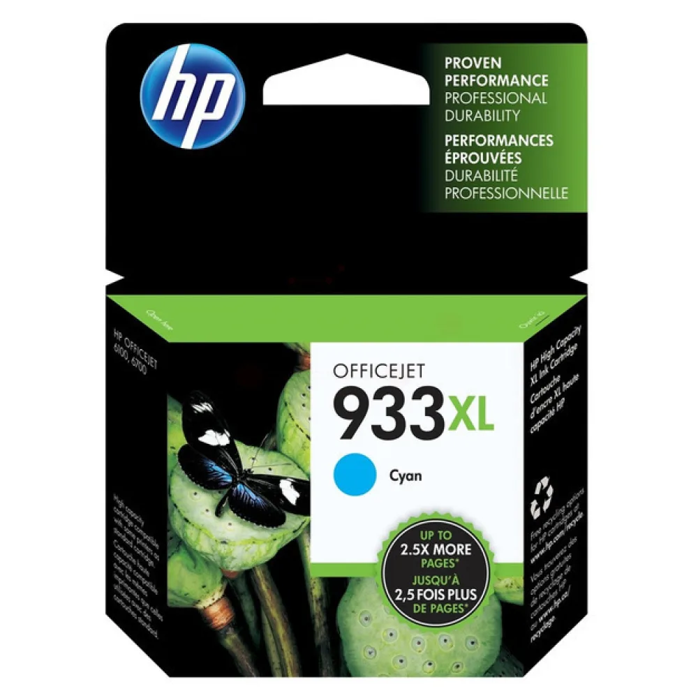 Original HP CN054AE / 933XL Tintenpatrone cyan