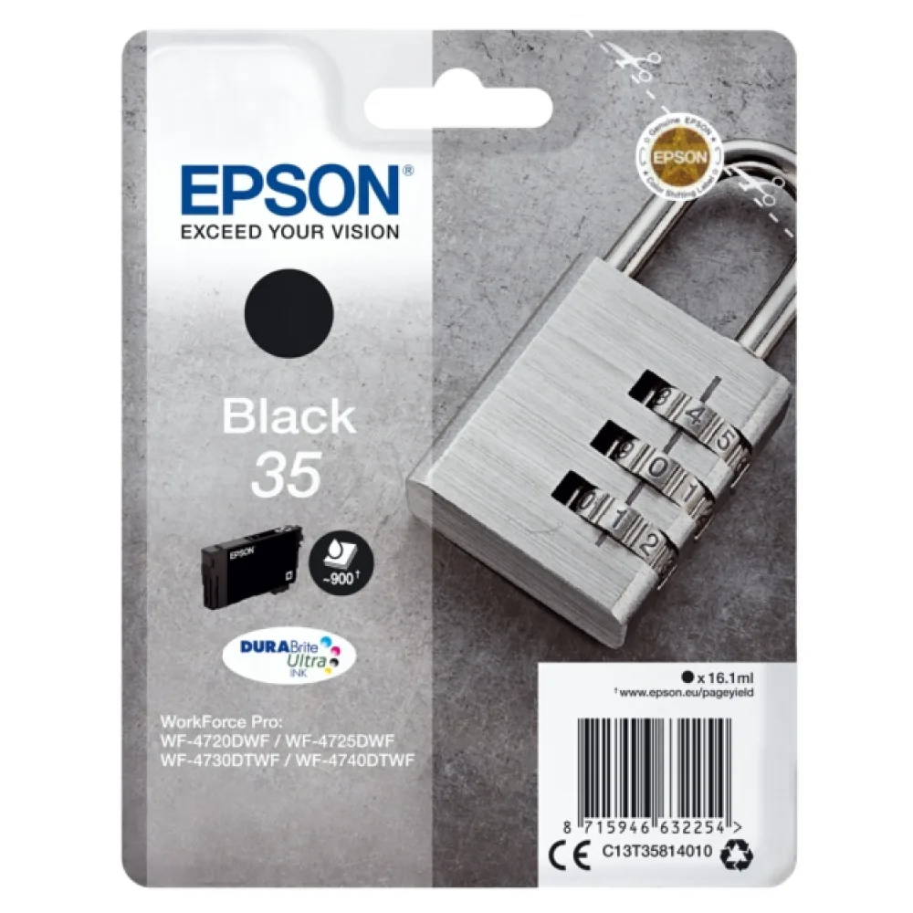 Original Epson C13T35814010 / 35 Tintenpatrone schwarz