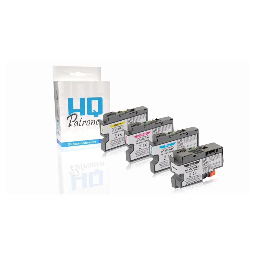 Multipack kompatibel zu Brother LC3235XL enthält 4x Tintenpatrone