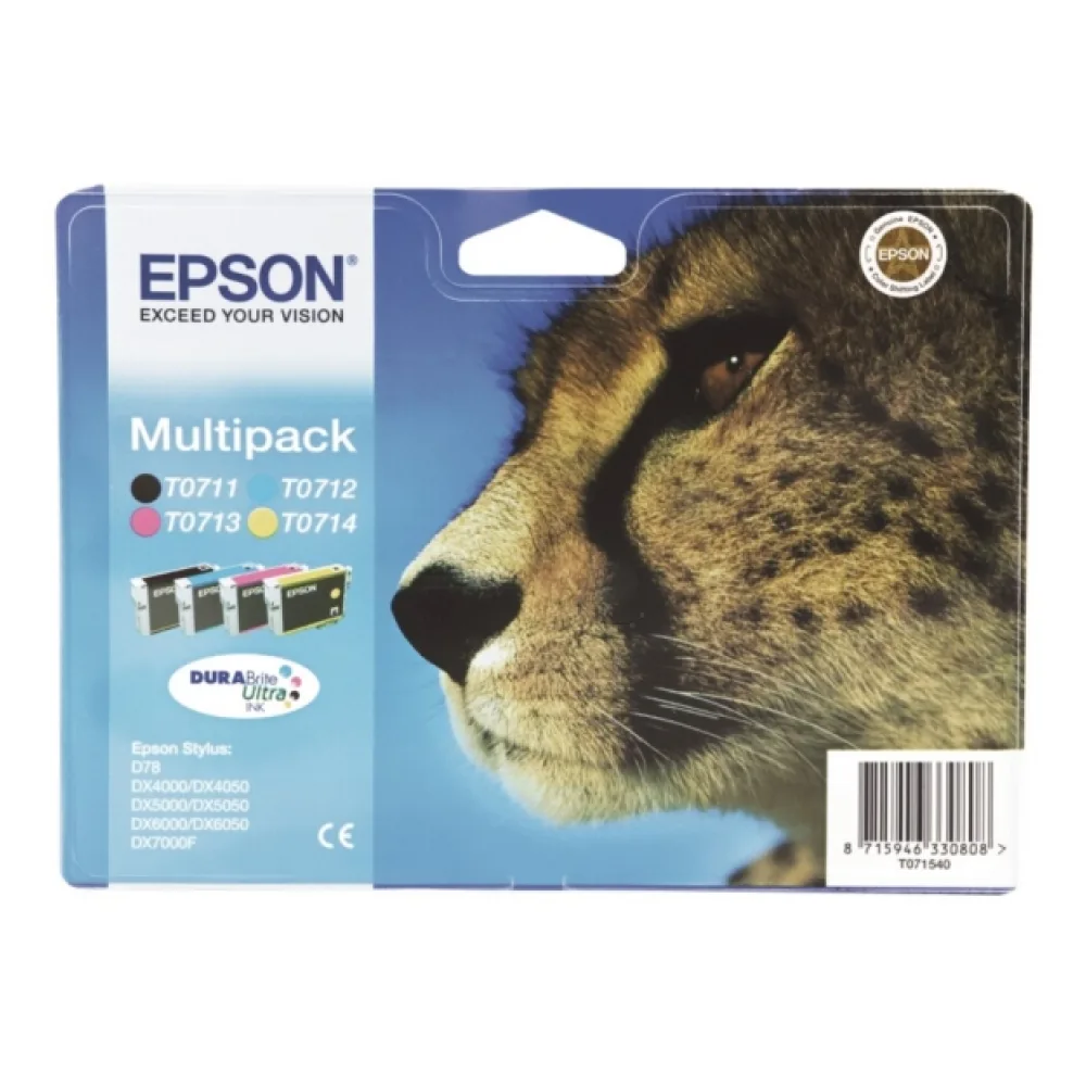 Original Epson C13T07154511 / T0715 Tintenpatrone MultiPack