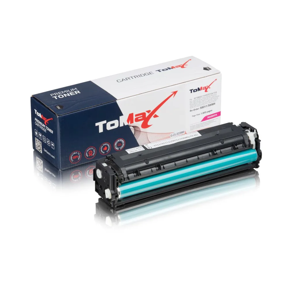 ToMax Premium ersetzt Canon 6270B002 / 731M Toner Magenta