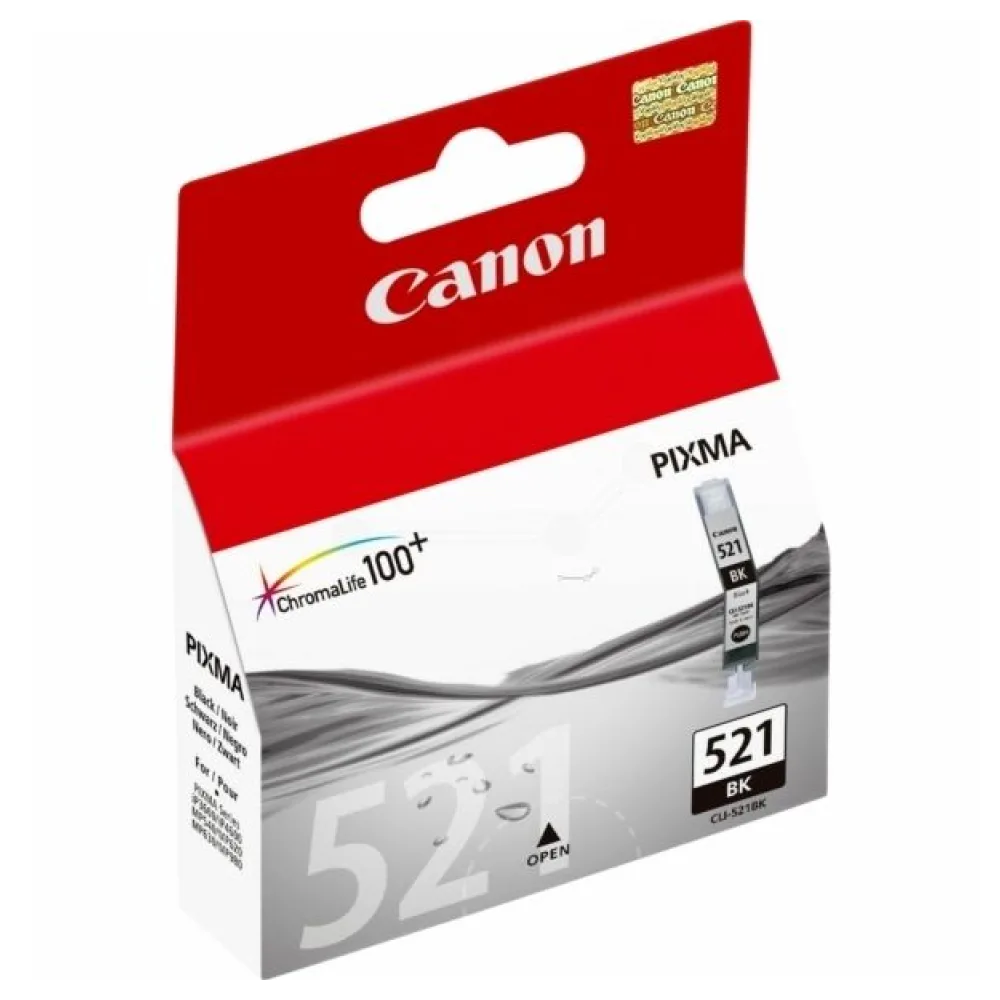 Original Canon 2933B001 / CLI521BK Tintenpatrone foto schwarz