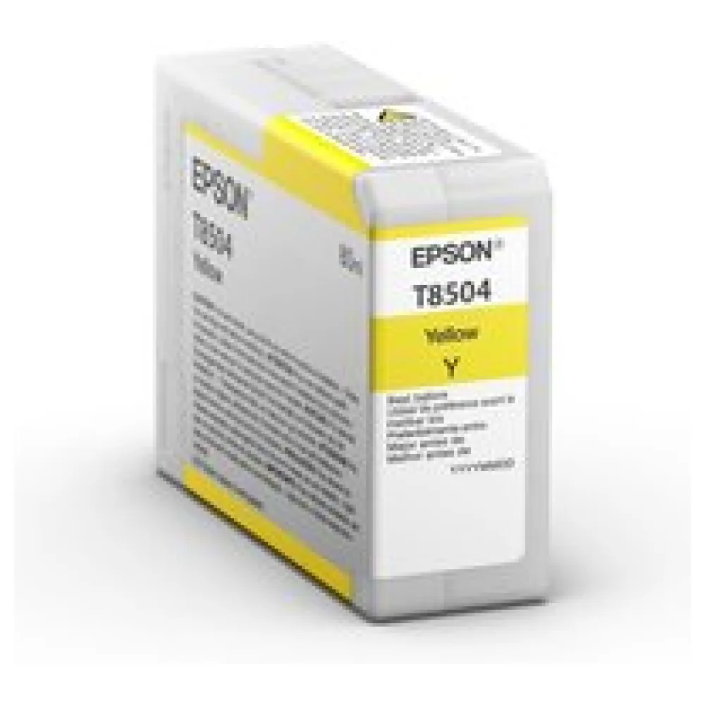 Original Epson C13T850400 / T8504 Tintenpatrone gelb – Bild 2