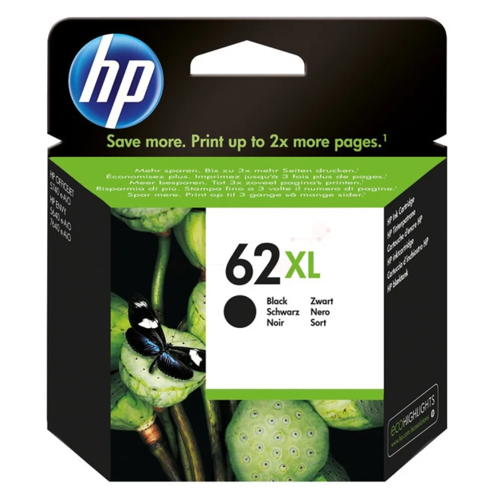 Original HP C2P05AE / 62XL Druckkopfpatrone schwarz