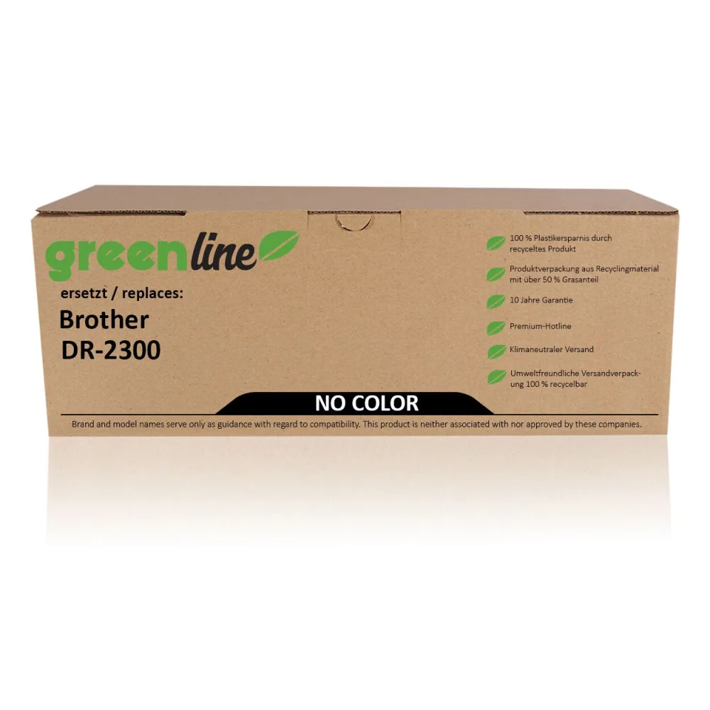 greenline ersetzt Brother DR-2300 Trommel, farblos