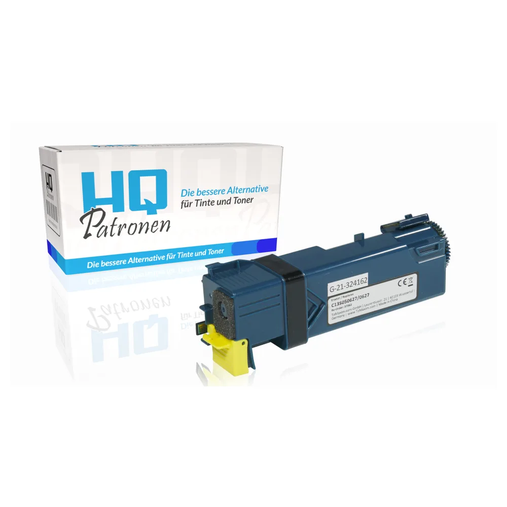 Kompatibel zu Epson C13S050627 / 0627 Tonerkartusche, gelb