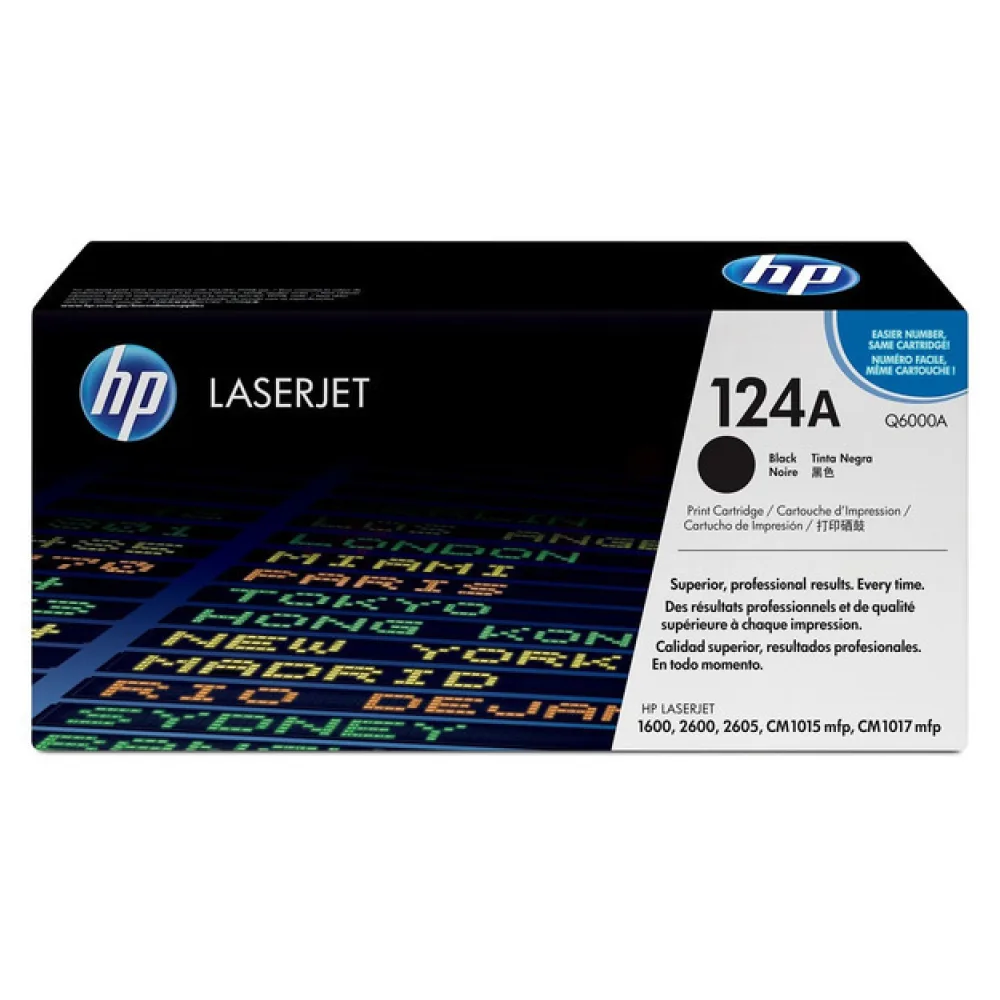 Original HP Q6000A / 124A Toner schwarz