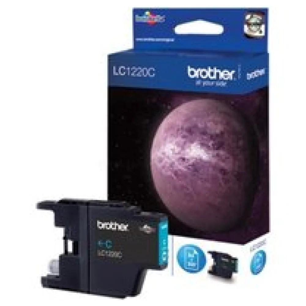 Original Brother LC1220C Tintenpatrone cyan – Bild 2