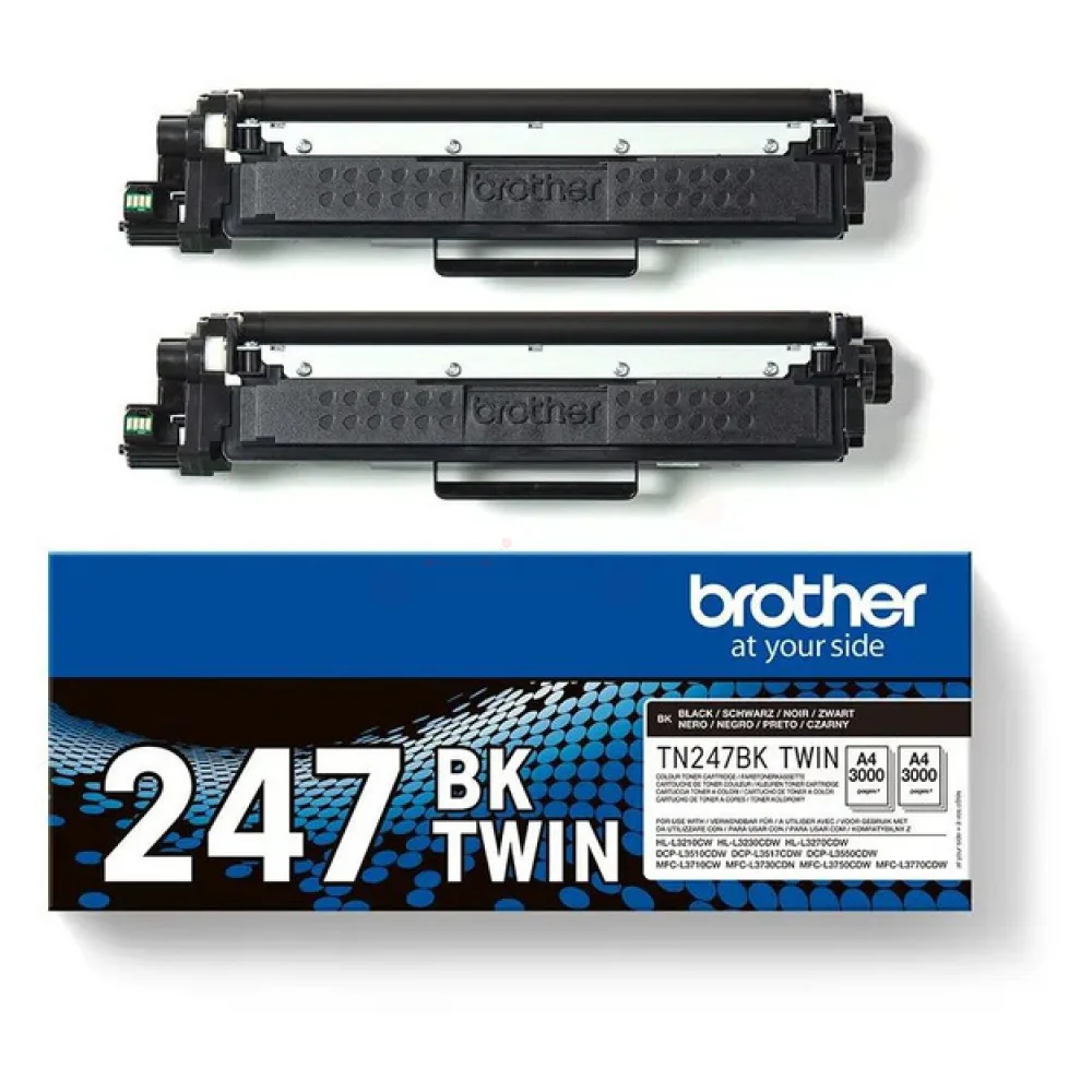 Original Brother TN247BKTWIN Toner schwarz