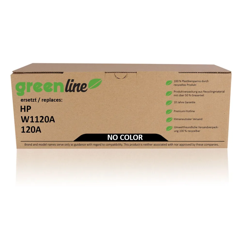 greenline ersetzt HP W1120A / 120A Bildtrommel, farblos