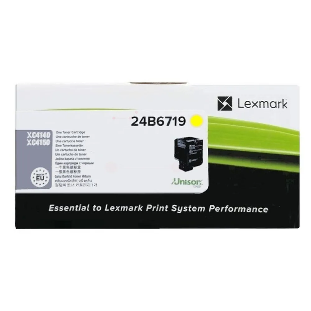 Original Lexmark 24B6719 Toner gelb
