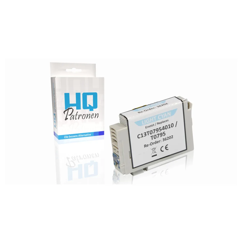 Kompatibel zu Epson C13T07954010 / T0795 Tintenpatrone, light cyan