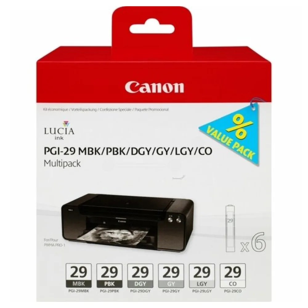 Original Canon 4868B018 / PGI29 Tintenpatrone Multipack