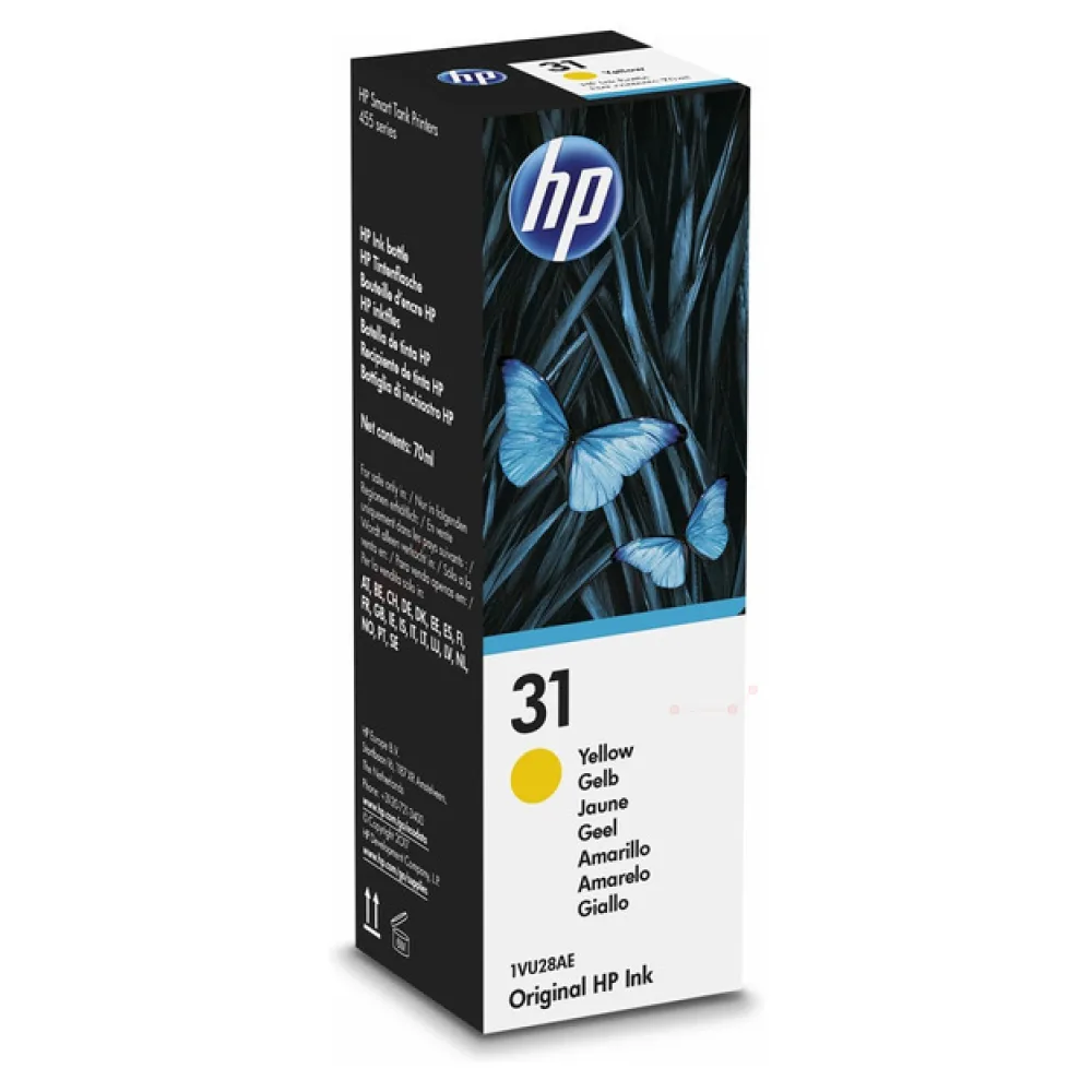 Original HP 1VU28AE / 31 Tintenpatrone gelb