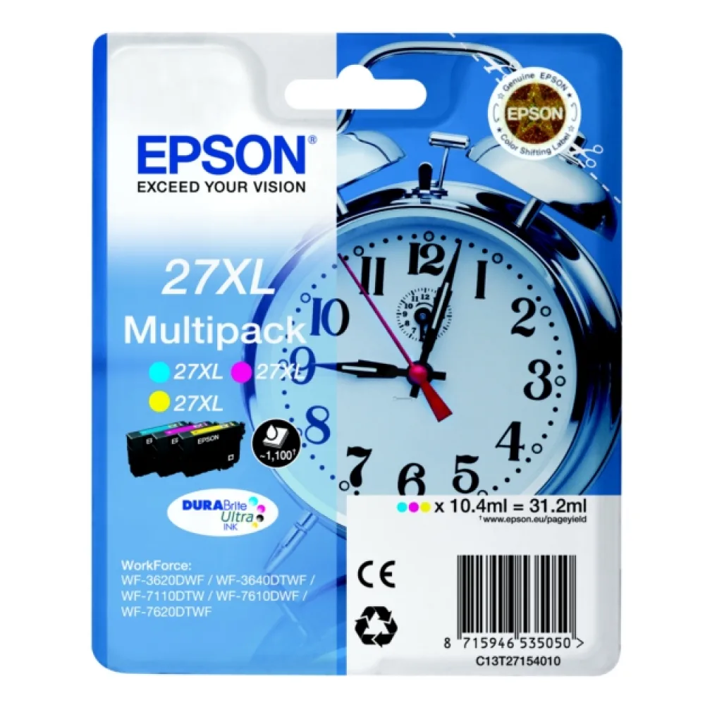 Original Epson C13T27154012 / 27XL Tintenpatrone Multipack