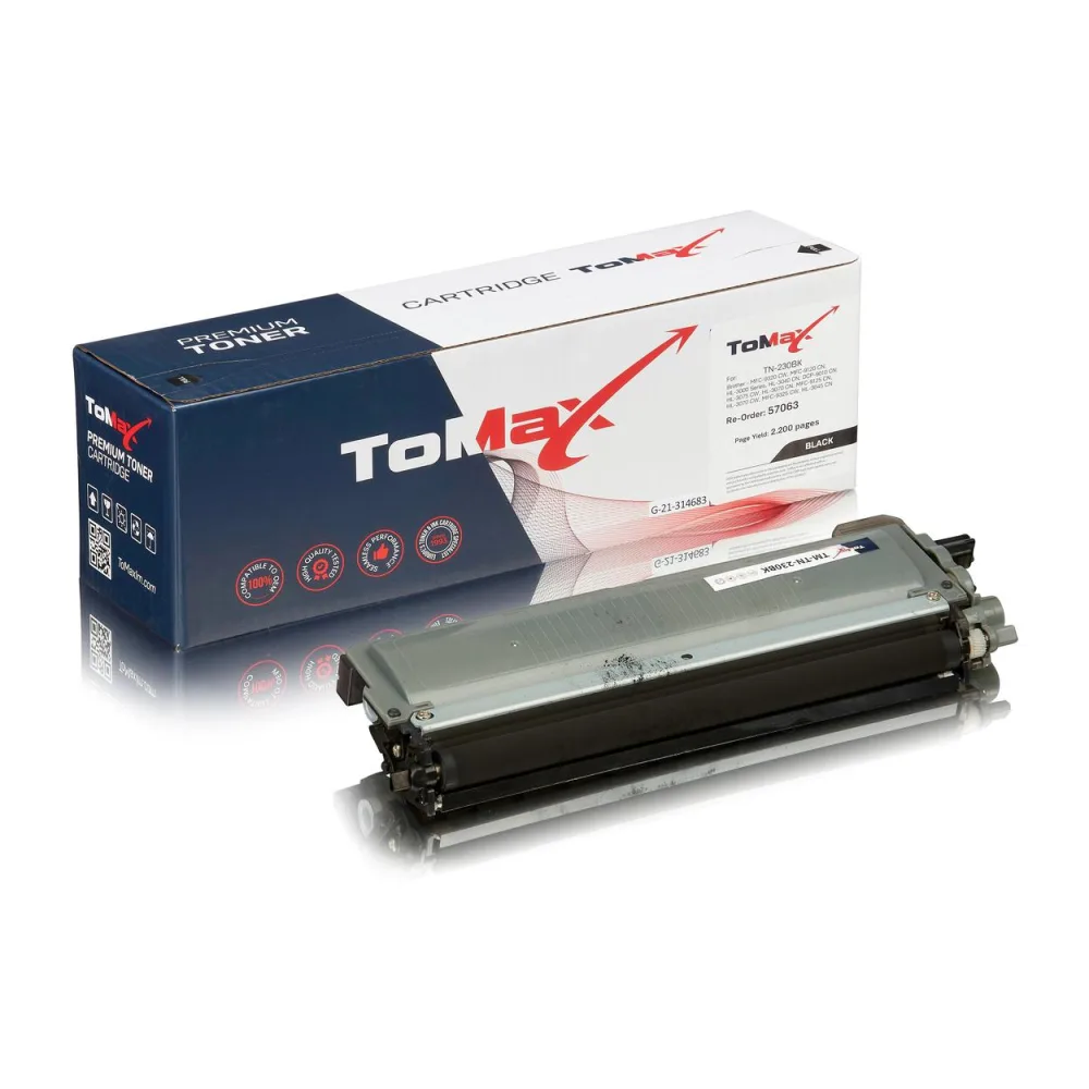 ToMax Premium ersetzt Brother TN-230BK Toner, schwarz