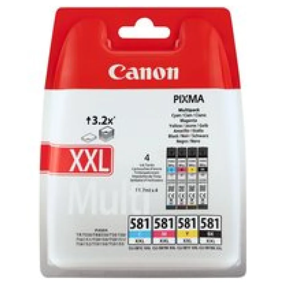Original Canon 1998C005 / CLI581XXL Tintenpatrone MultiPack – Bild 2