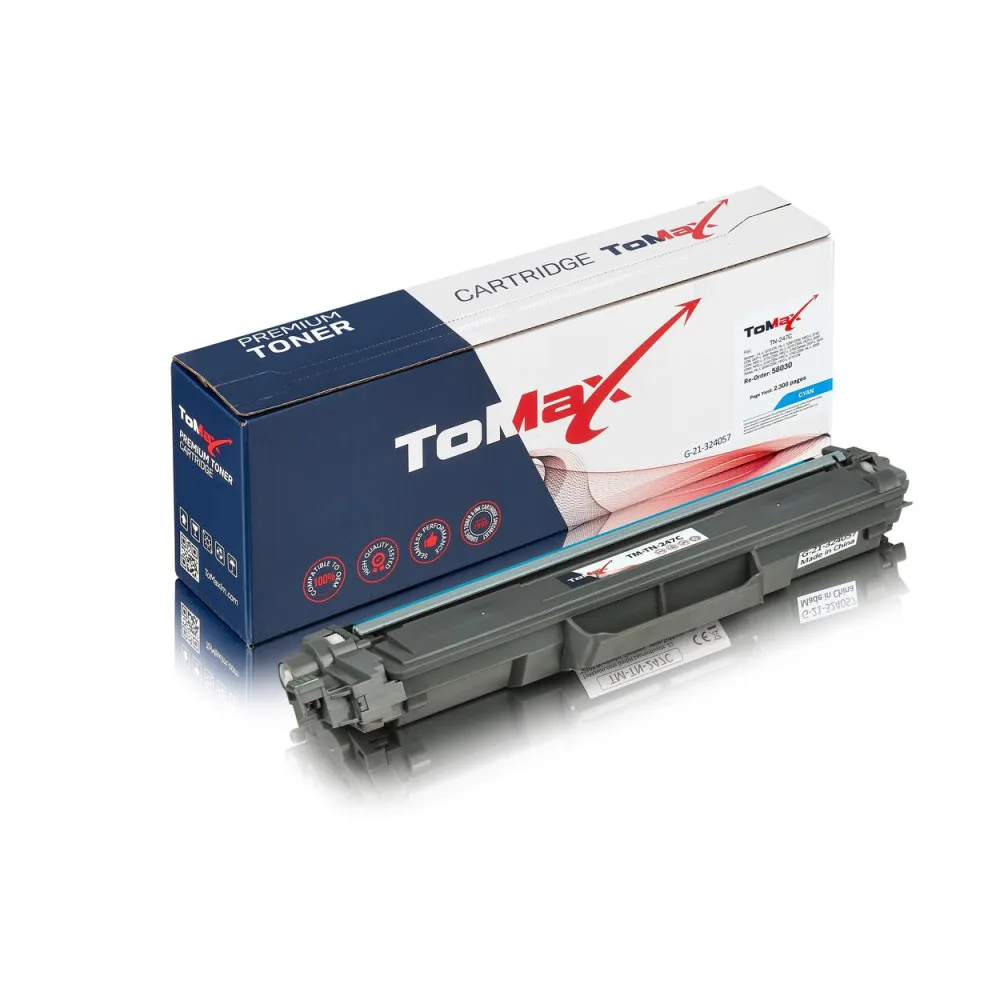 ToMax Premium ersetzt Brother TN-247C Toner, cyan