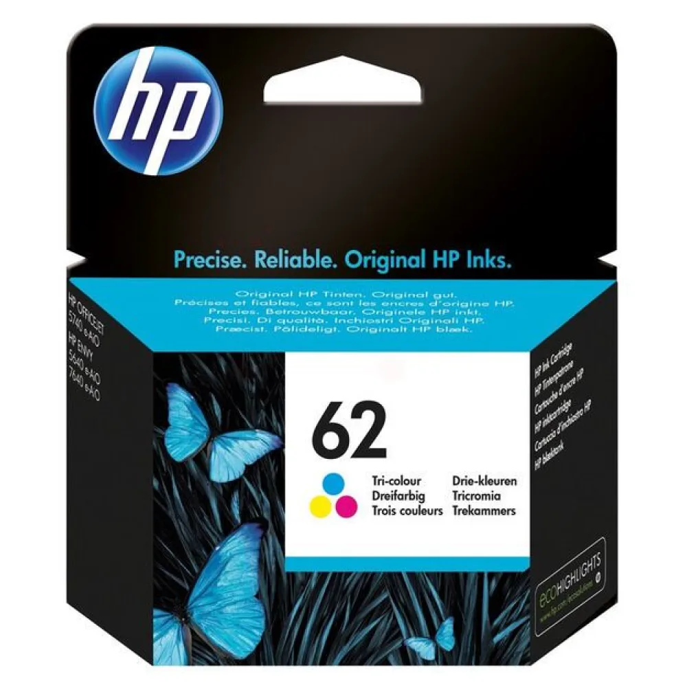 Original HP C2P06AE / 62 Druckkopfpatrone color