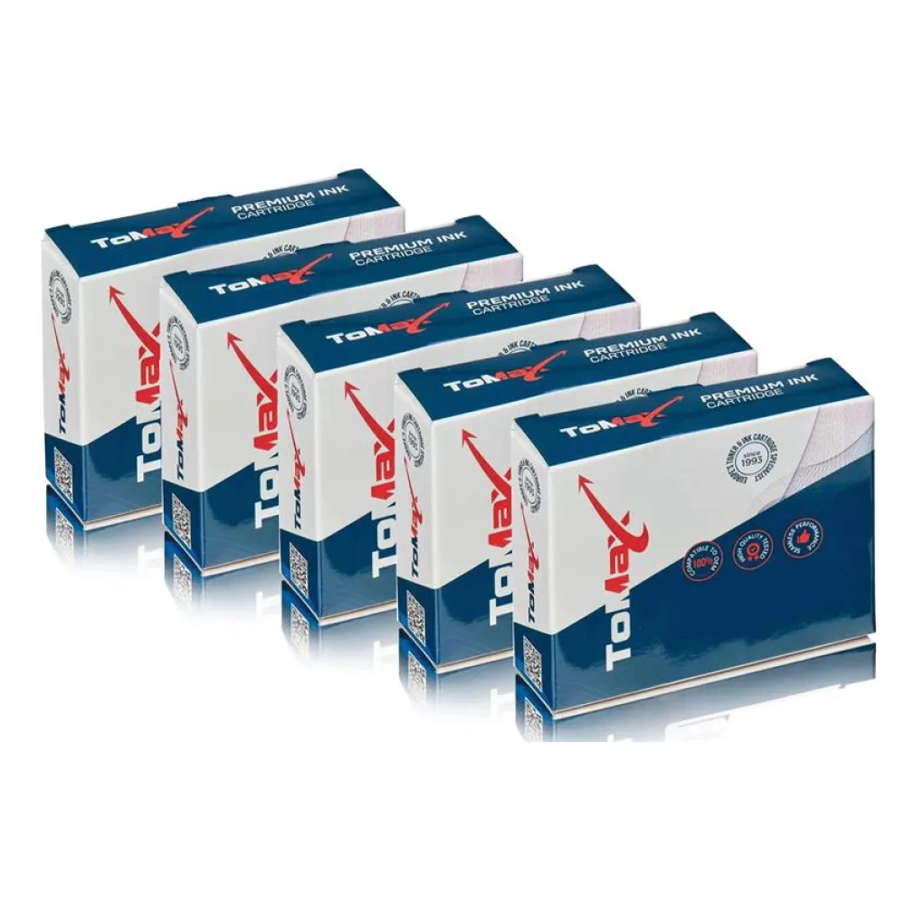 ToMax Multipack ersetzt Canon 6431B001 / PGI-550PGBKXL enthält 5x Tintenpatrone