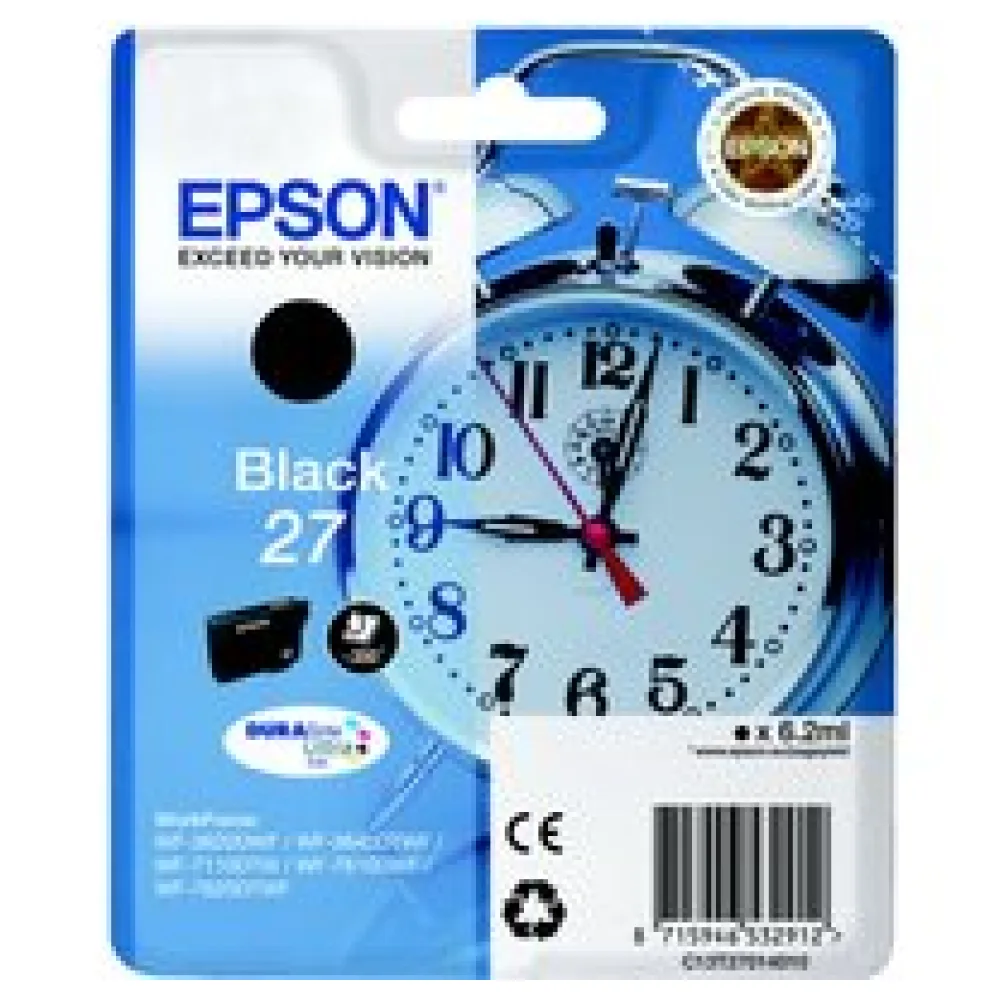 Original Epson C13T27014012 / 27 Tintenpatrone schwarz – Bild 2