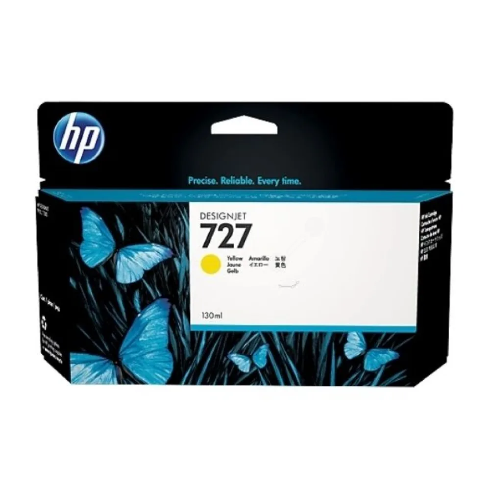 Original HP B3P21A / 727 Tintenpatrone gelb