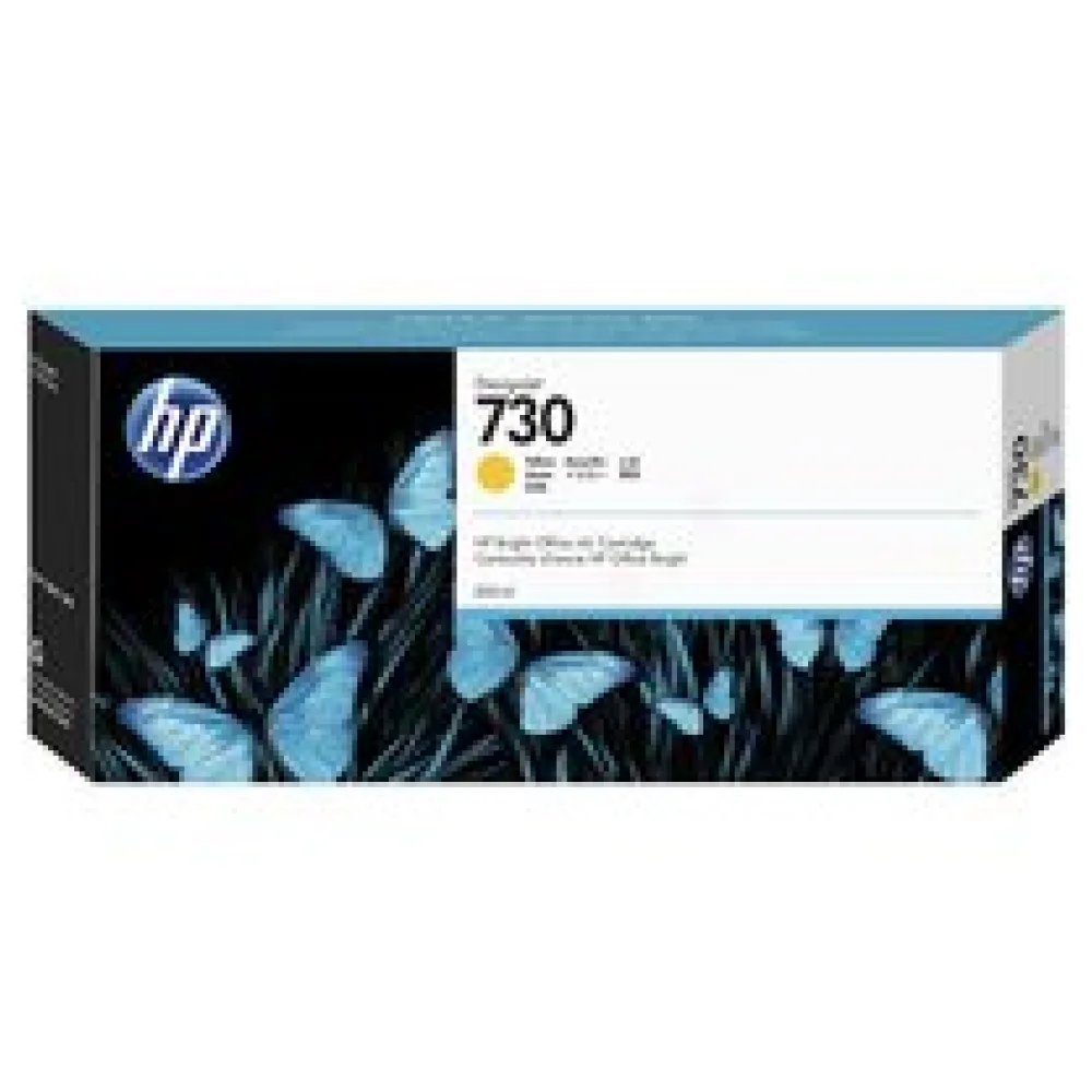 Original HP P2V70A / 730 Tintenpatrone gelb – Bild 2