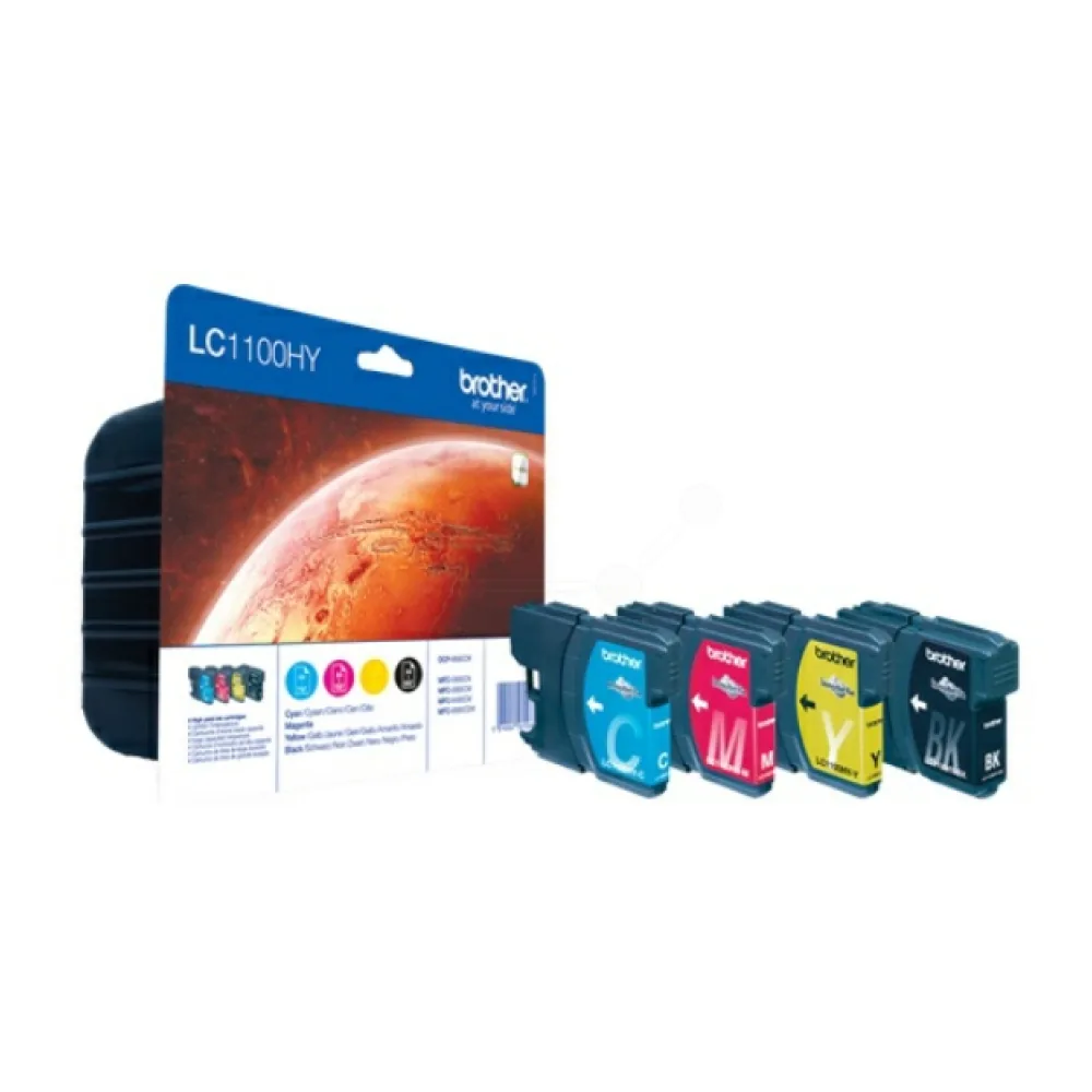 Original Brother LC1100HYVALBP Tintenpatrone MultiPack