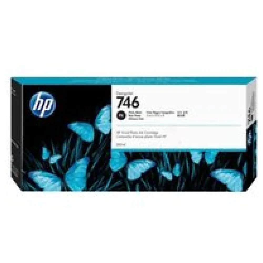 Original HP P2V82A / 746 Tintenpatrone schwarz hell – Bild 2