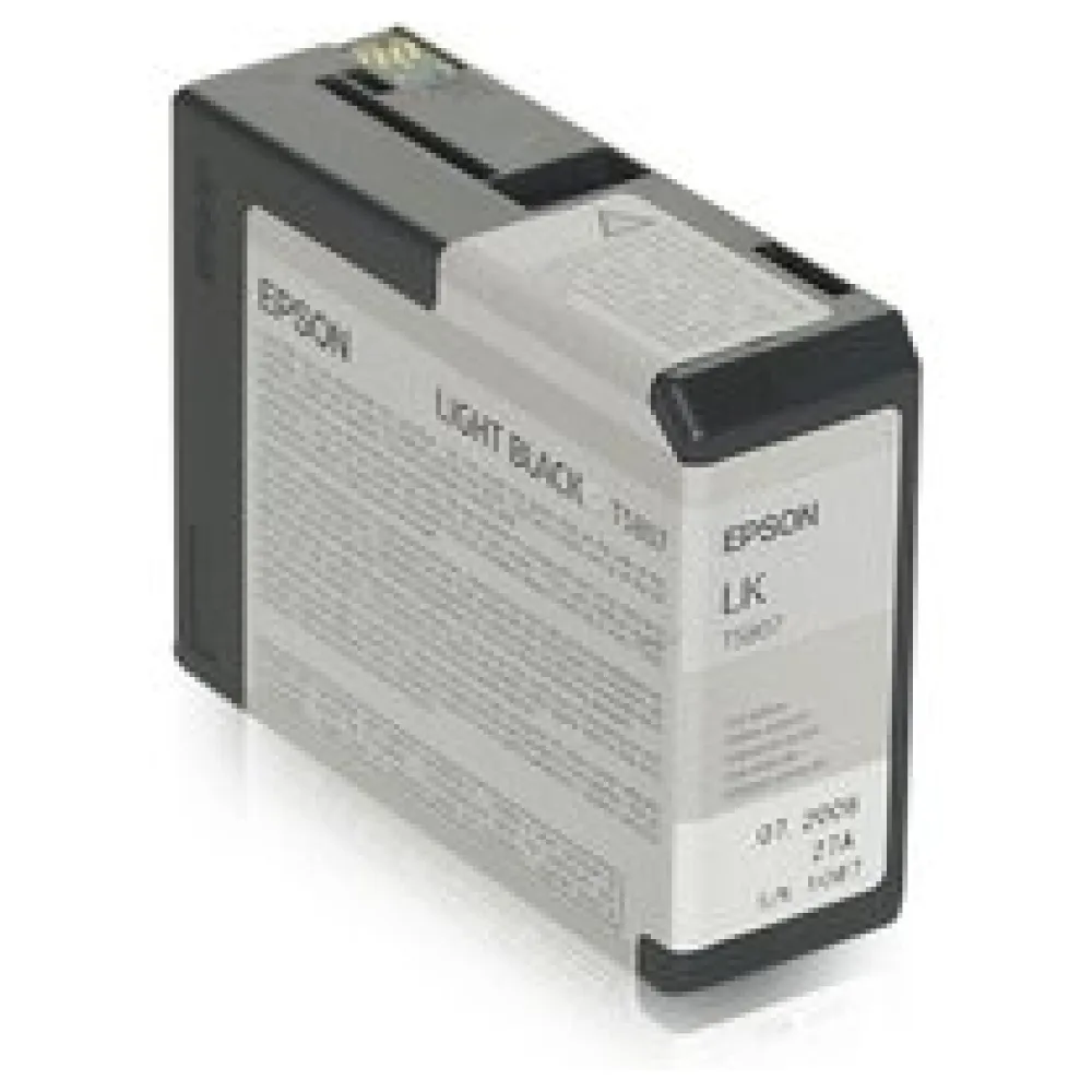 Original Epson C13T580700 / T5807 Tintenpatrone schwarz hell – Bild 2