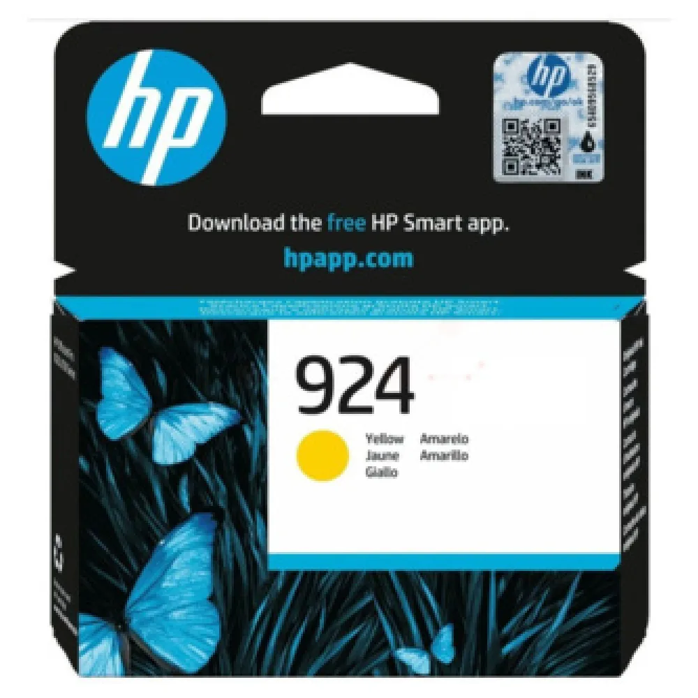 Original HP 4K0U5NE / 924 Tintenpatrone gelb