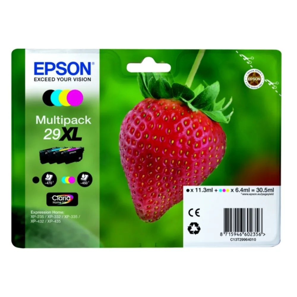 Original Epson C13T29964012 / 29XL Tintenpatrone Multipack