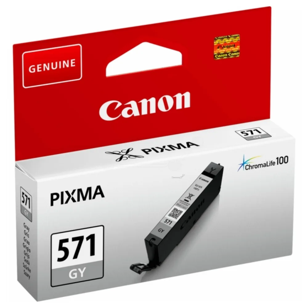 Original Canon 0389C001 / CLI571GY Tintenpatrone grau