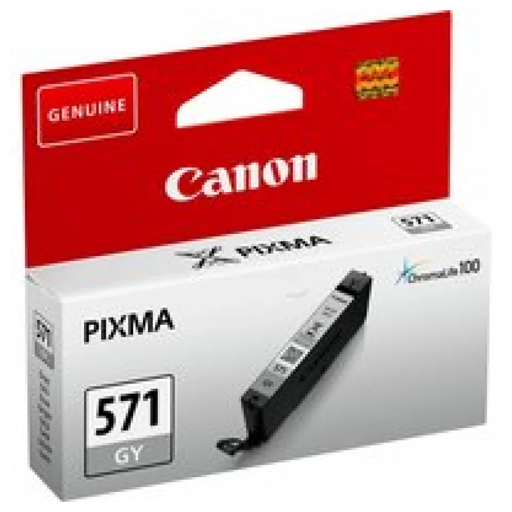 Original Canon 0389C001 / CLI571GY Tintenpatrone grau – Bild 2