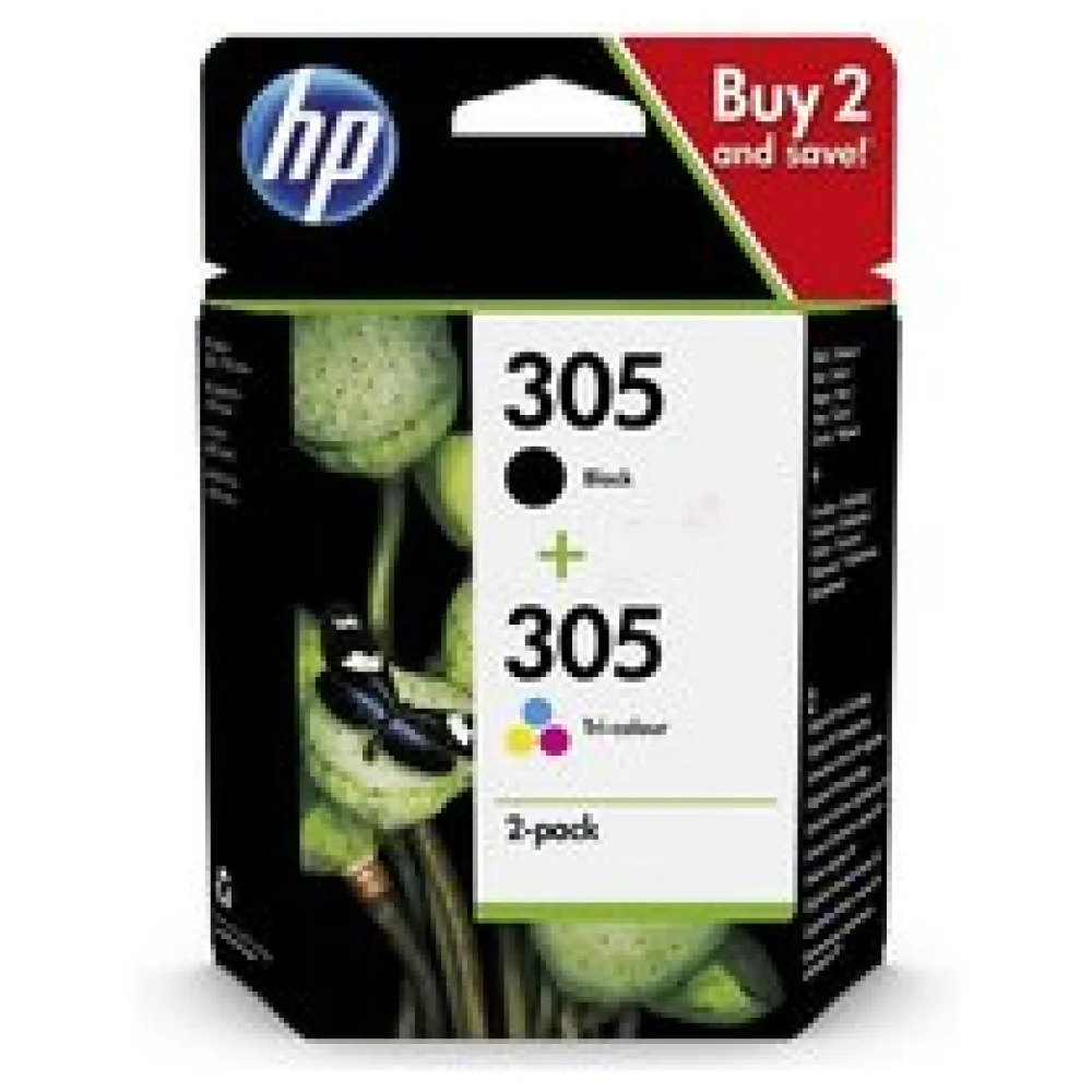 Original HP 6ZD17AE / 305 Druckkopfpatrone Multipack – Bild 2