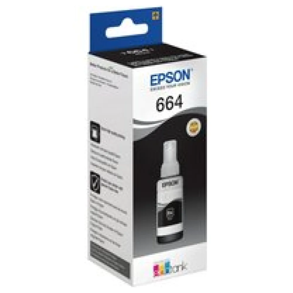 Original Epson C13T664140 / 664 Tintenflasche schwarz – Bild 2