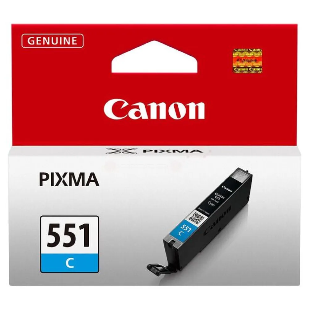 Original Canon 6509B001 / CLI551C Tintenpatrone cyan