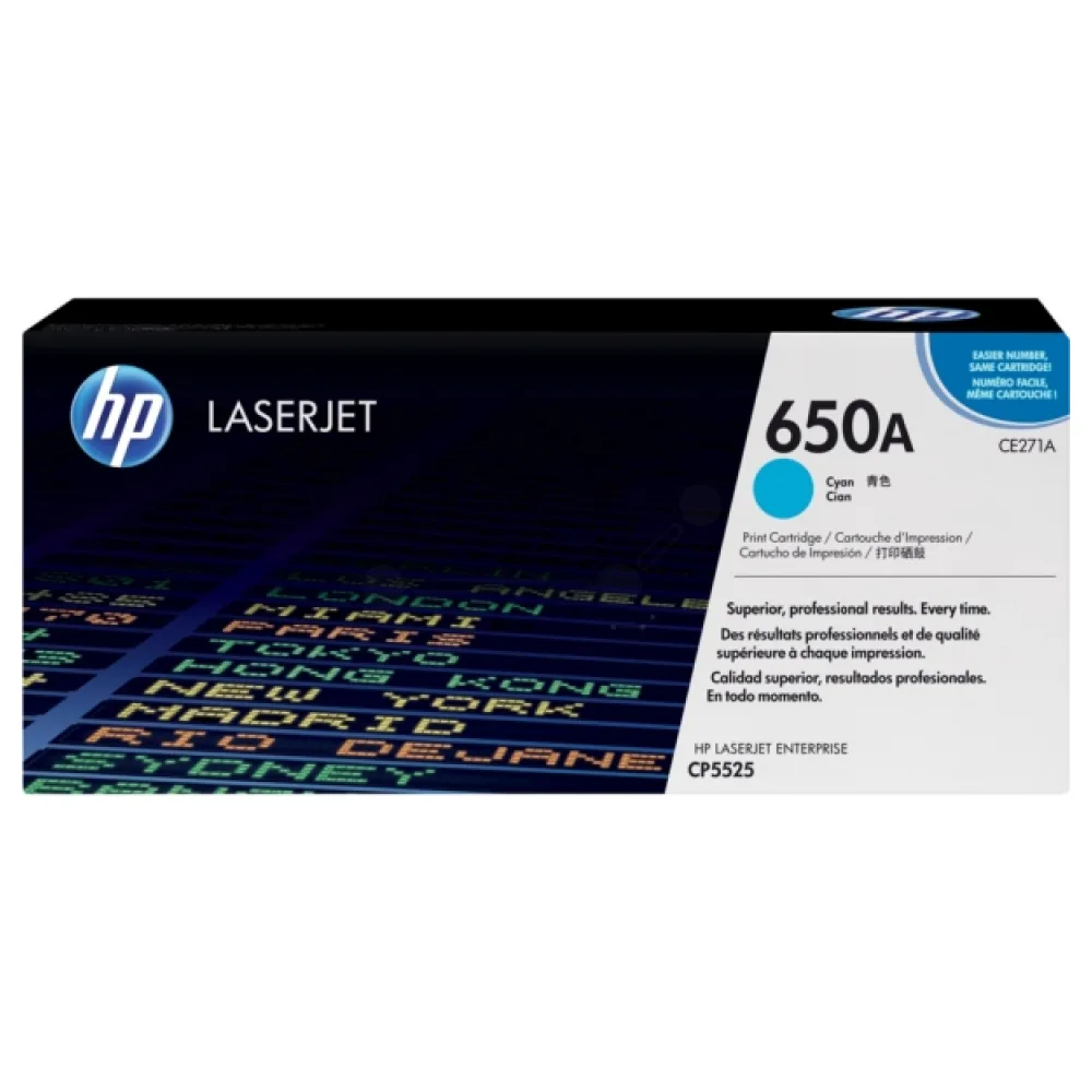 Original HP CE271A / 650A Toner cyan