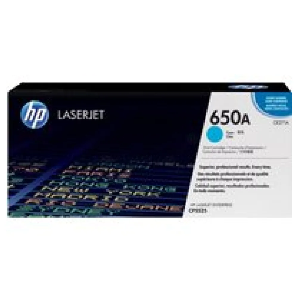Original HP CE271A / 650A Toner cyan – Bild 2