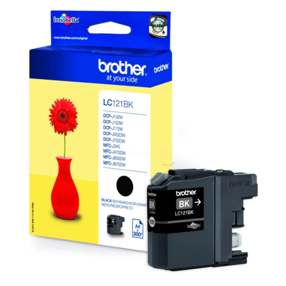 Original Brother LC121BK Tintenpatrone schwarz