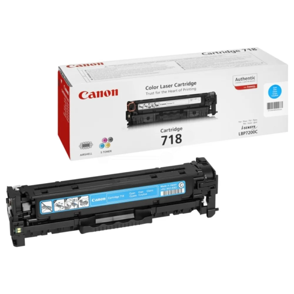 Original Canon 2661B002 / 718C Toner cyan