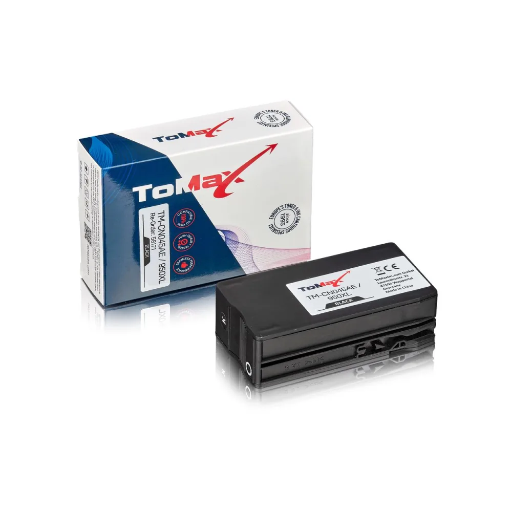 ToMax Premium ersetzt HP CN045AE / 950XL Tintenpatrone, schwarz