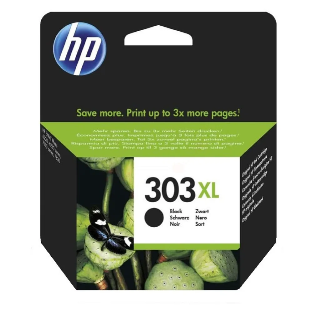 Original HP T6N04AE / 303XL Druckkopfpatrone schwarz