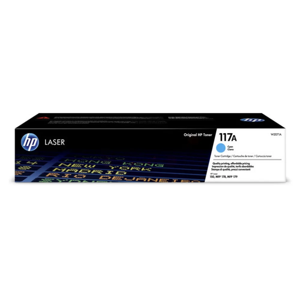 Original HP W2071A / 117A Toner cyan