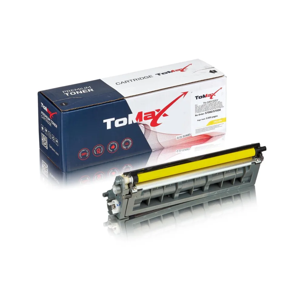 ToMax Premium ersetzt Brother TN-326Y Toner, gelb