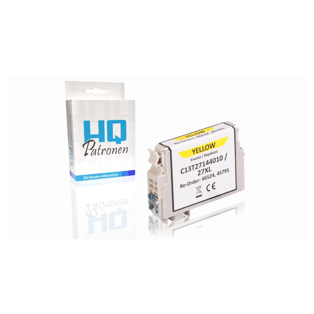 Kompatibel zu Epson C13T27144010 / 27XL Tintenpatrone, gelb